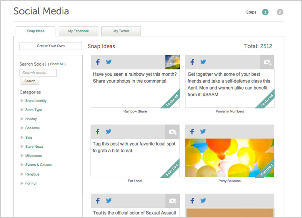Selecting social media posts designed to get you noticed