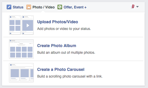 Facebook Image Carousel Example