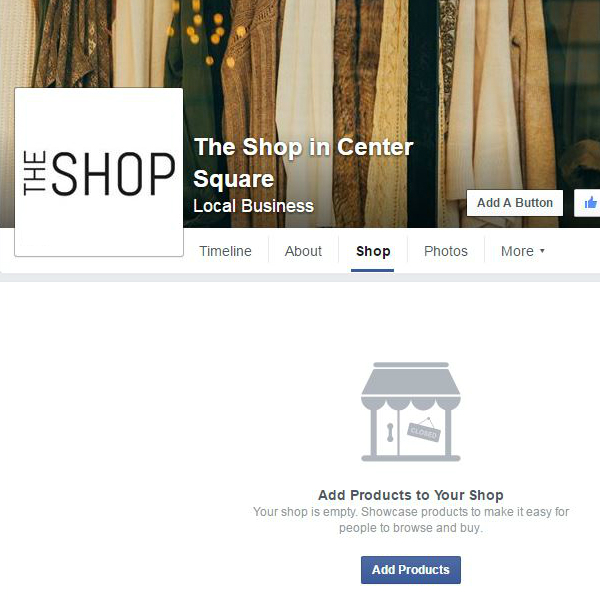 Finalize your store settings and start adding products to sell on Facebook
