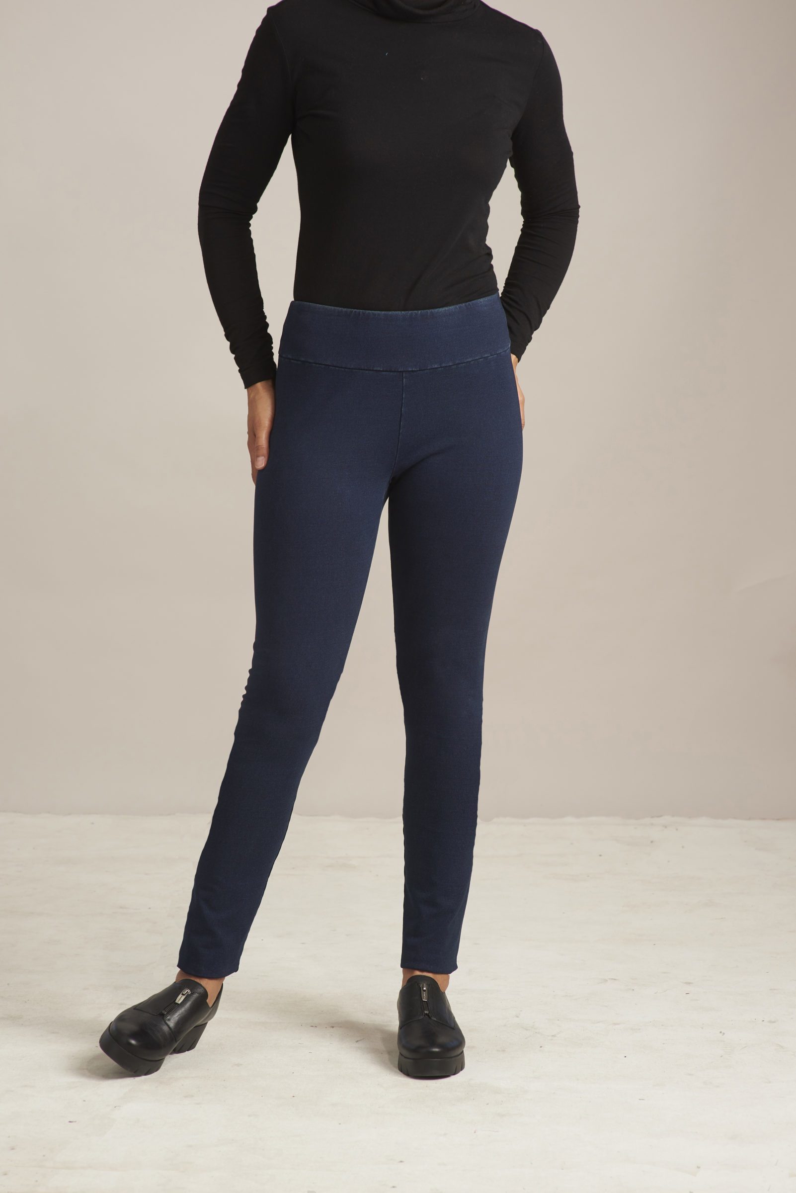 Denim Wash Knit Legging