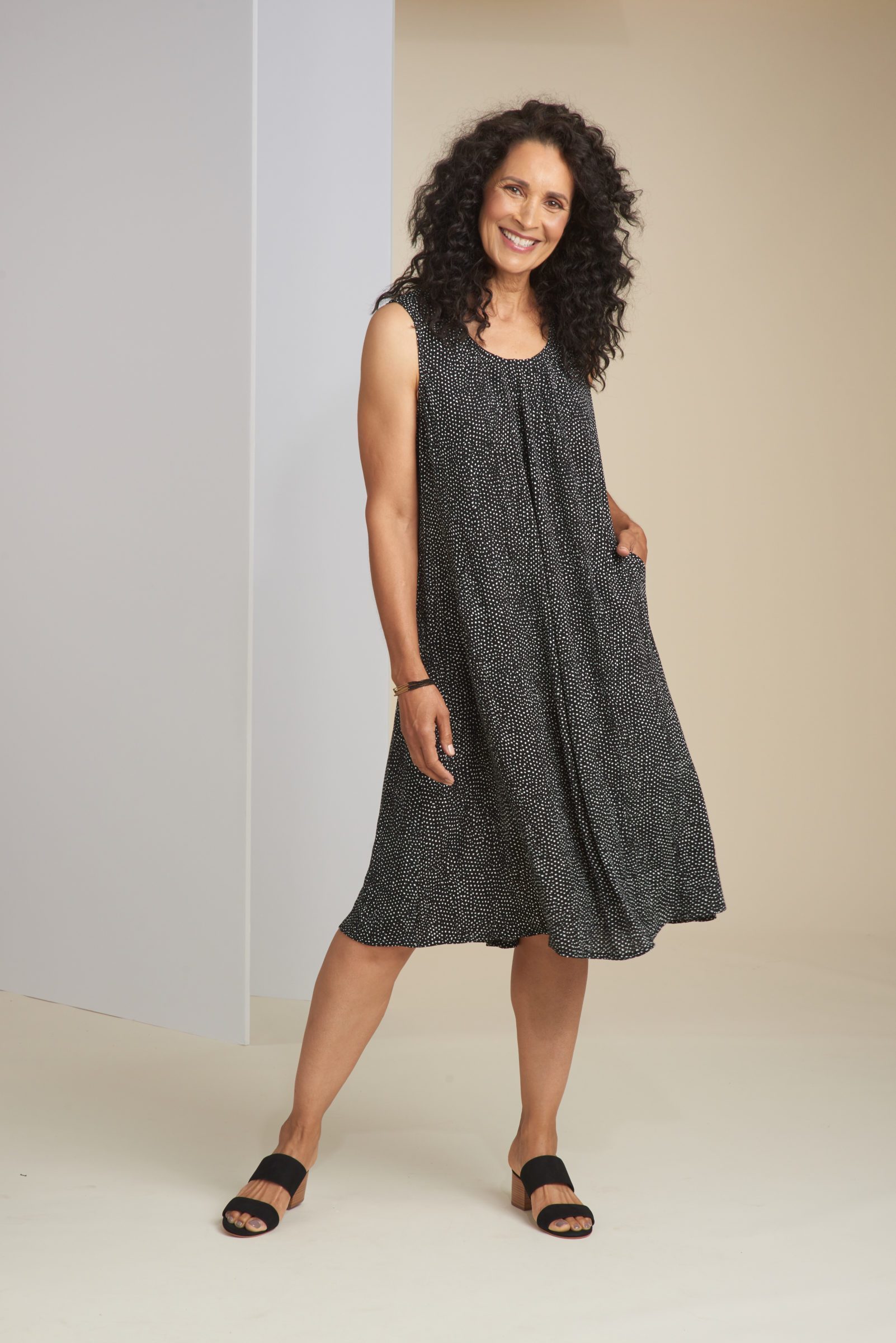 Hidden Pocket Swing Dress