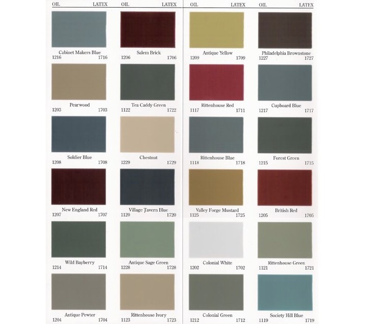 Old Village Oil-Base Paint &nbsp; &nbsp; &nbsp; &nbsp; &nbsp; &nbsp; Pts &amp; Qts &nbsp; &nbsp; &nbsp; &nbsp; &nbsp; &nbsp; &nbsp; &nbsp; &nbsp; &nbsp; &nbsp; &nbsp; &nbsp; &nbsp; &nbsp; &nbsp;Interior/Exterior