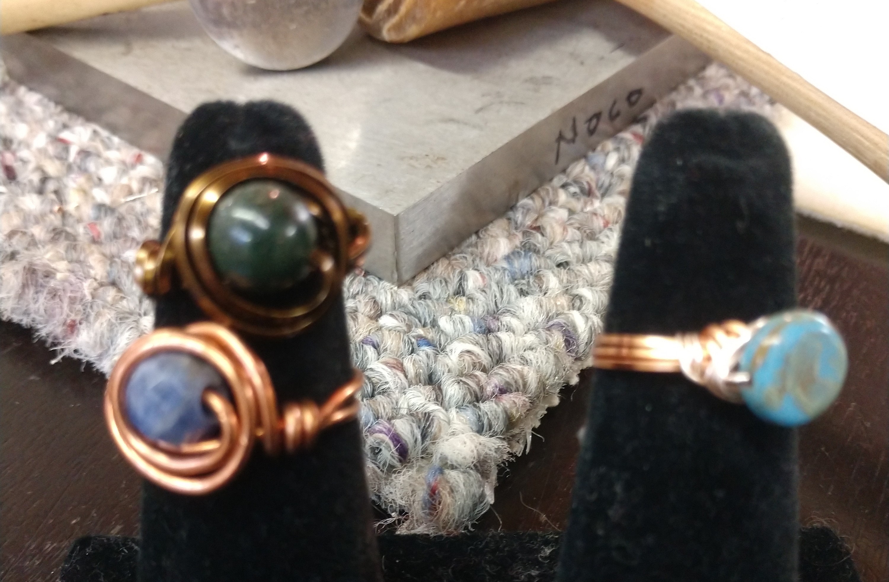 Wire Wrapped Rings