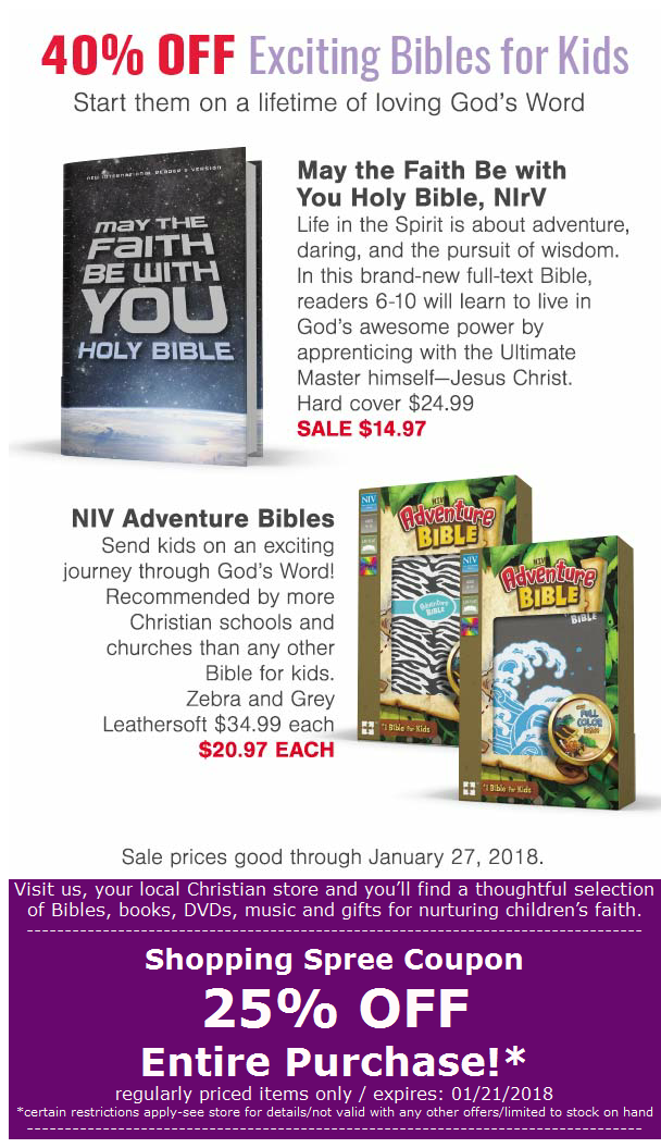 The Vineyard 40 OFF Exciting Bibles For KidsBonus 25 OFF Shopping